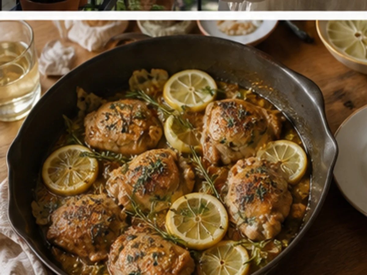 One-Pan Lemon Herb Chicken for Busy Weeknights