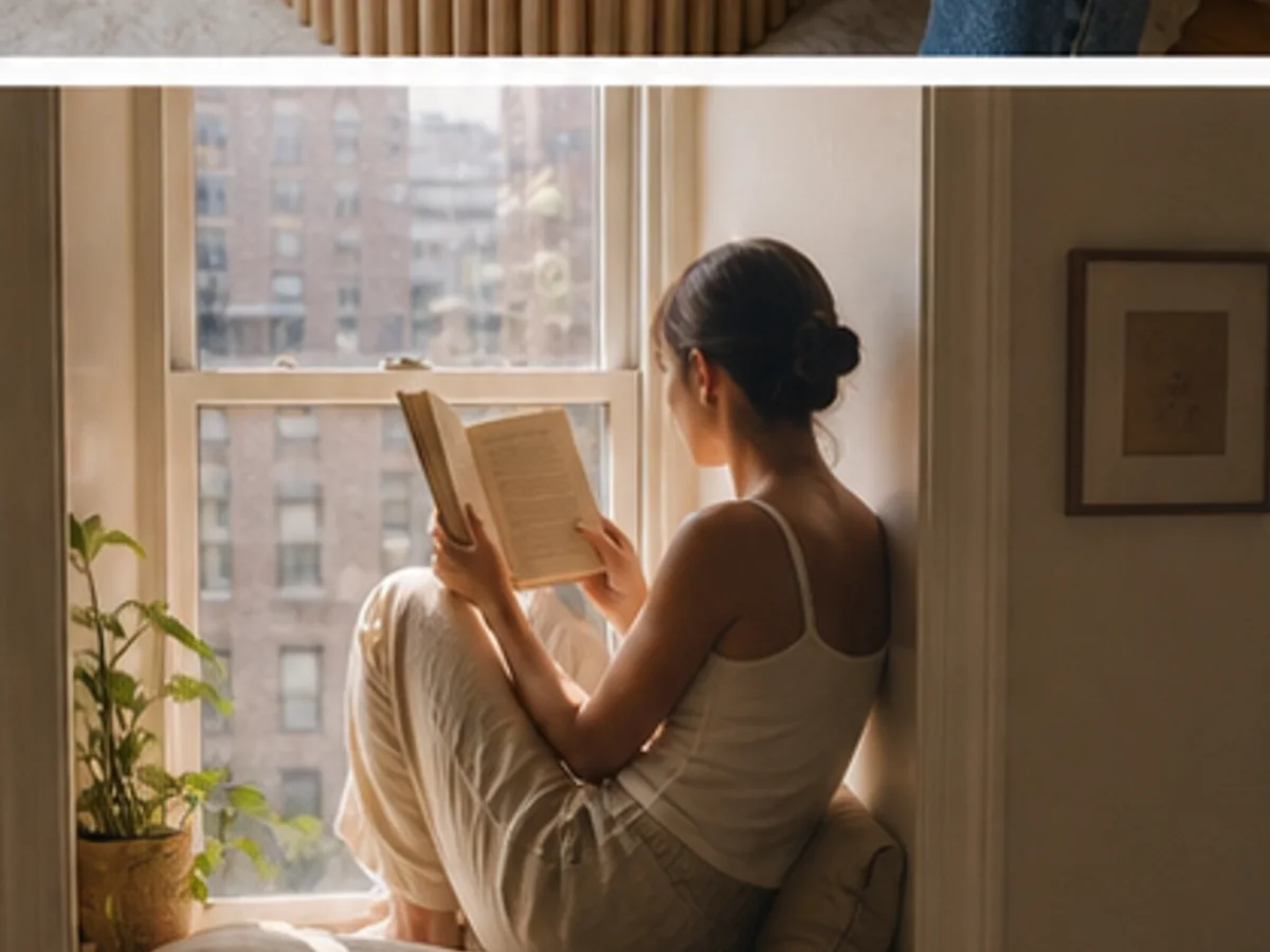 A Cozy Reading Nook in Just Six Square Feet