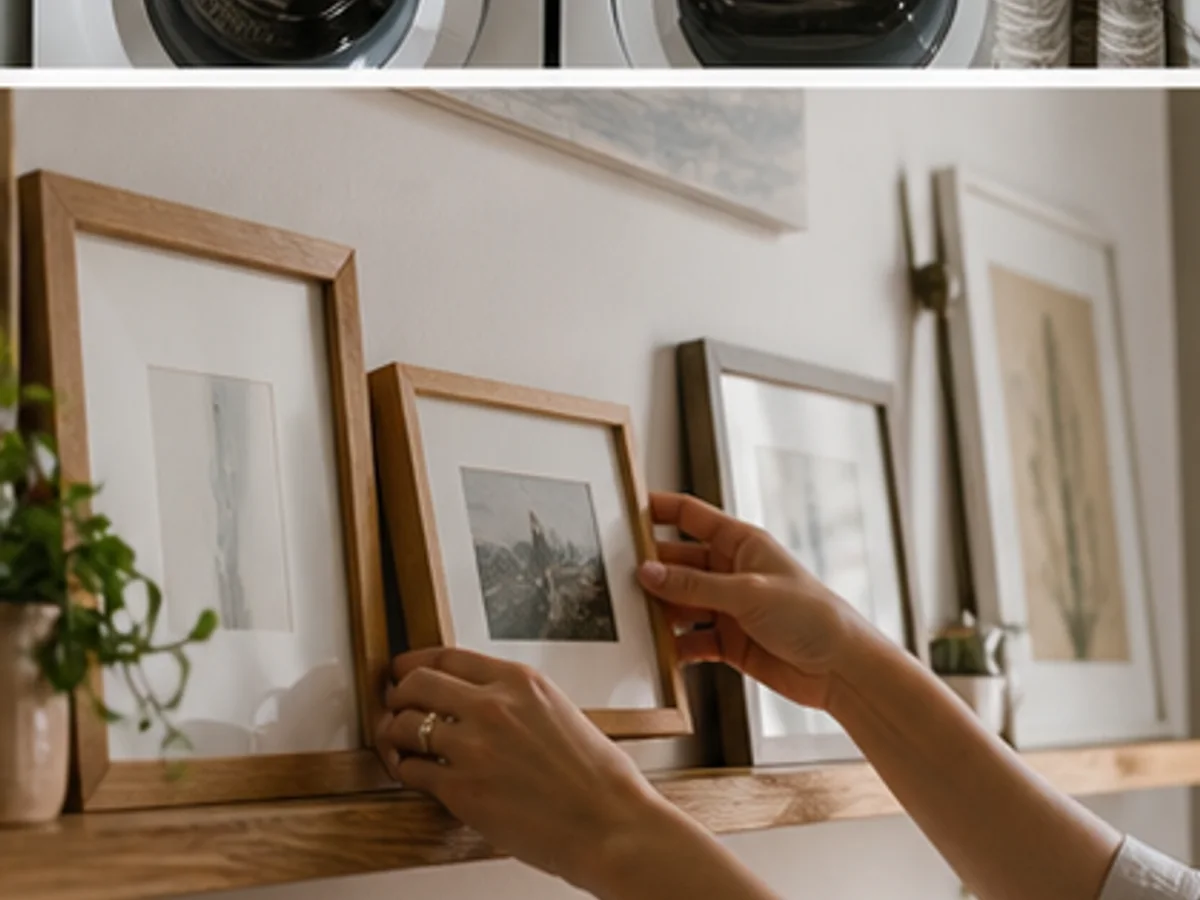 DIY Picture Ledge Gallery for Changing Art